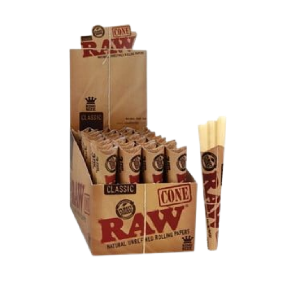 RAC3 Raw Cones Classic King Size 3-Pack 32/Box