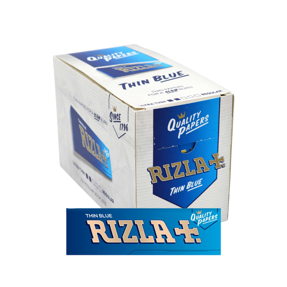 RISB Rizla Blue Regular Rolling Papers Box of 100
