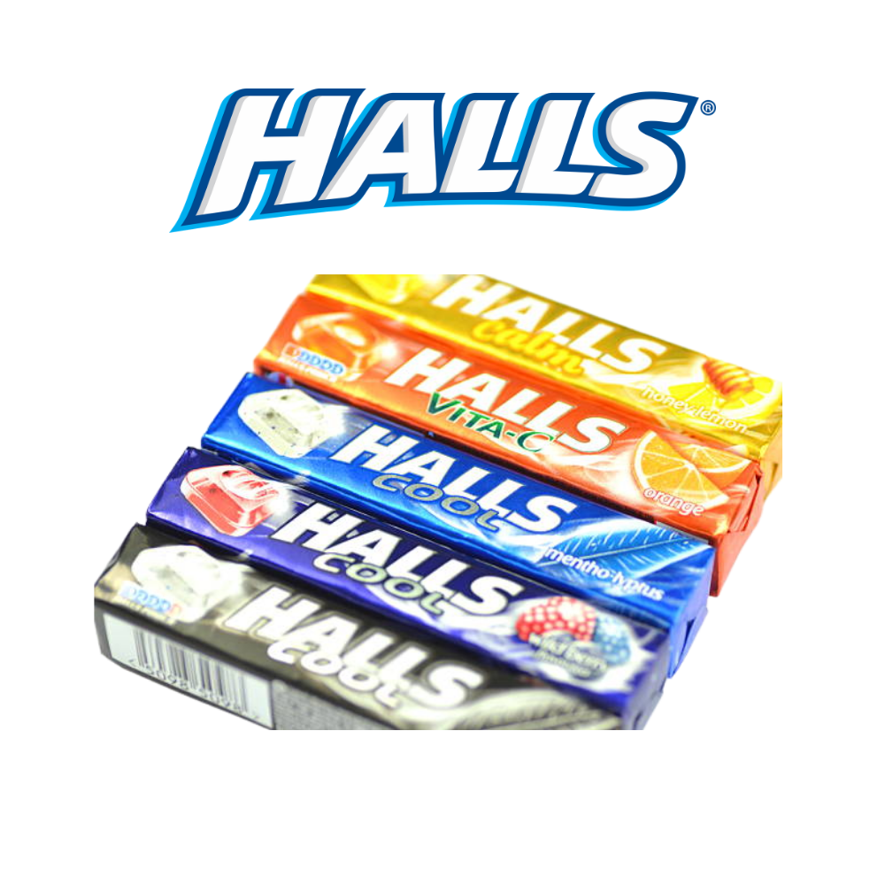 Halls Cough Drops 33.5g 20 Per Box