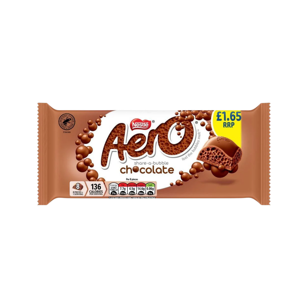 Aero Chocolate Sharing Bar 90g PM £1.65 15 Per Box 3 Aero Chocolate Sharing Bar 90g PM £1.65 15 Per Box - Image 3