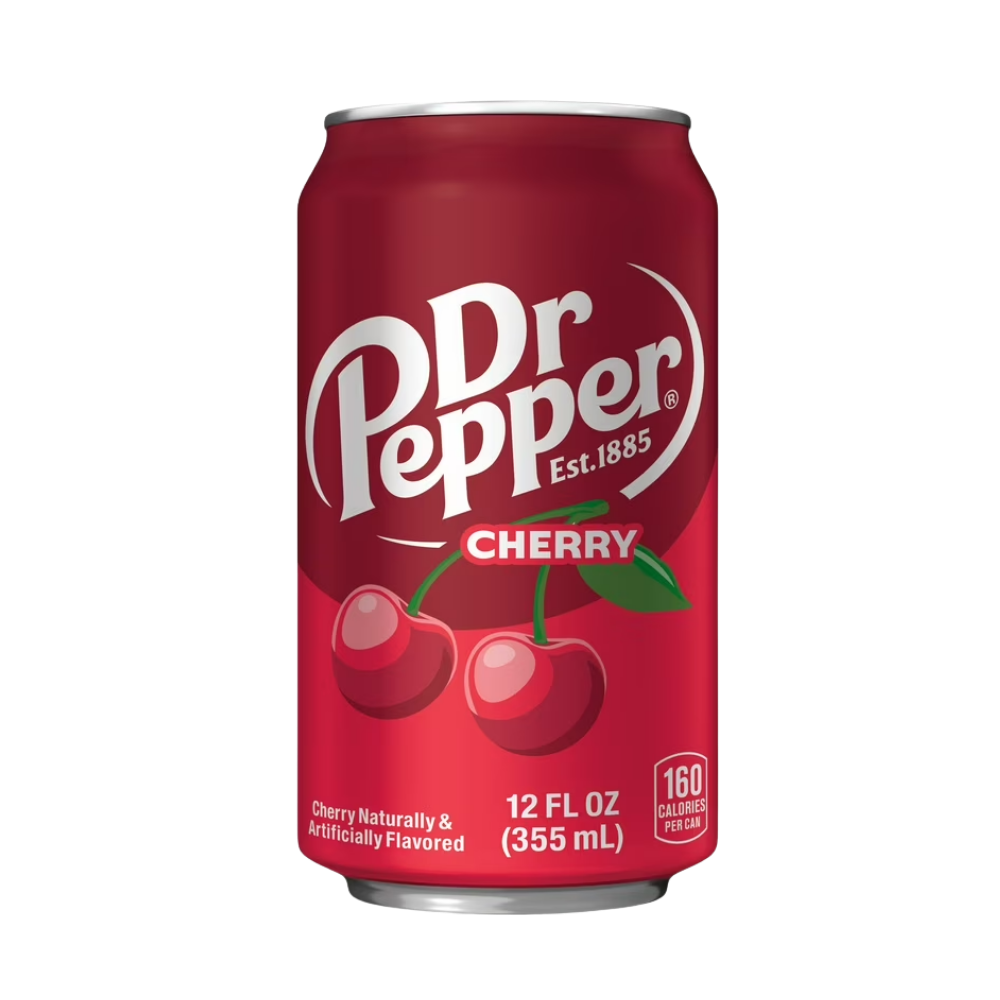 DRPC1 Dr. Pepper (USA) Can 355ml Cherry 12 Per Box