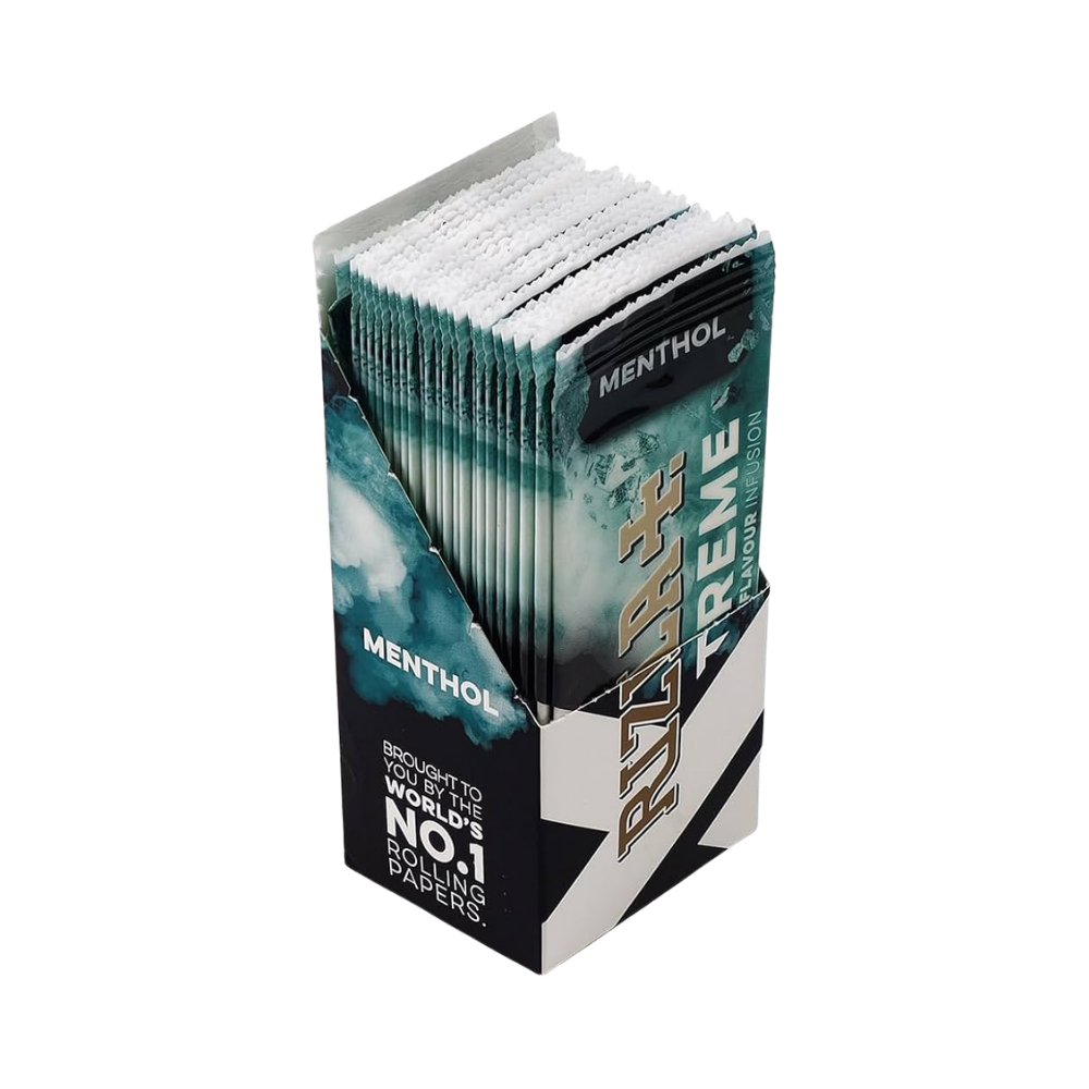 RIFIFMC-1 Rizla Menthol Xtreme Aroma Infusion Cards Display of 25