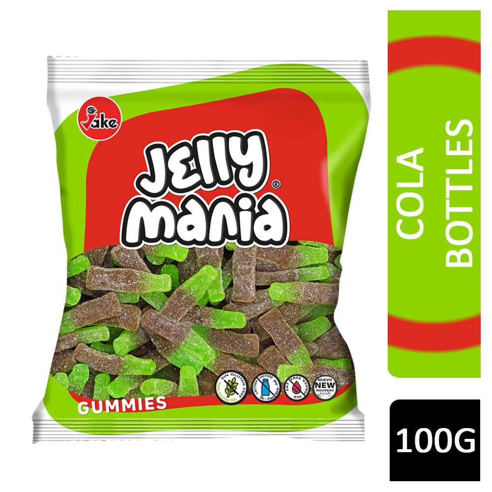 Jelly Mania Gummies Cola Bottles 100g