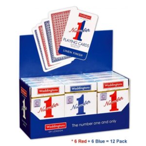 Waddington's Playing Cards Display of 12