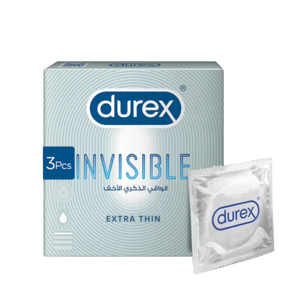 CODIN Durex Condom Invisible Extra Thin 3-Pack 12/Box