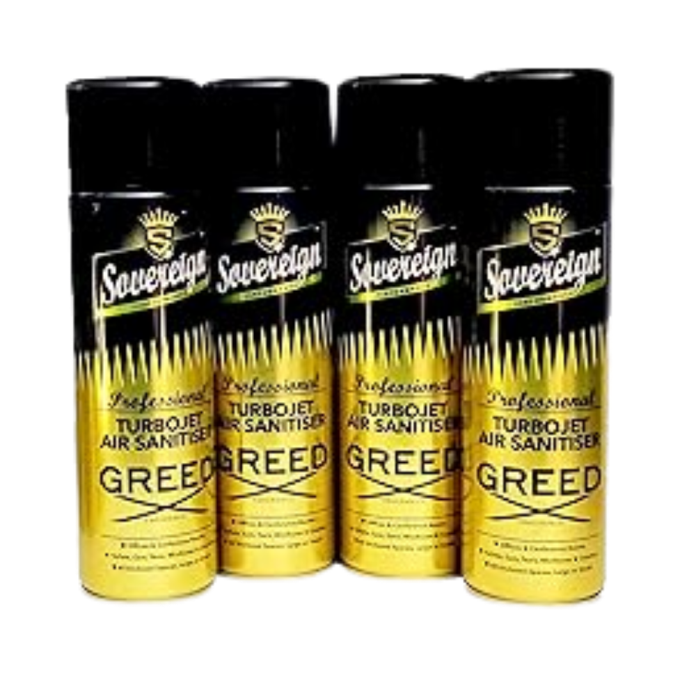 SOTAS500GR Sovereign Turbojet Air Sanitiser 500ml GREED Pack of 12