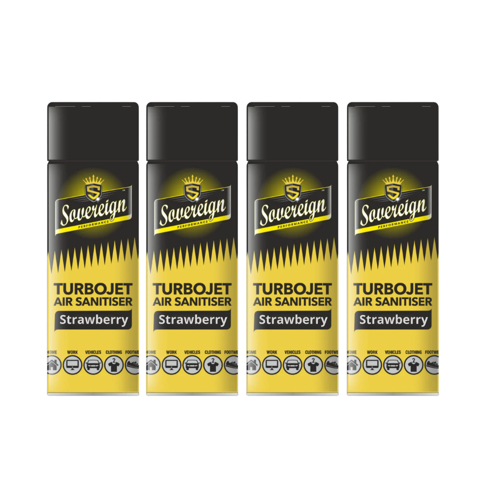 SOTAS500ST Sovereign Turbojet Air Sanitiser 500ml STRAWBERRY Pack of 12