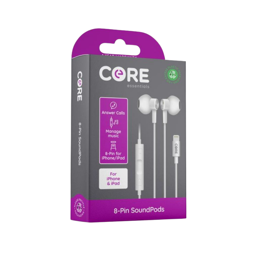 MOPSP8P Incredible Core 8- Pins Soundpods With Build In Remote and Mic X 5