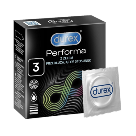 Durex Condom Performa (Black) 3-Pack X 12