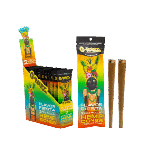 G-Rollz FIESTA Pre-Rolled Hemp Cones Display of 12