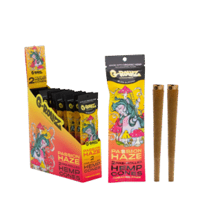 G-Rollz PASSION HAZE Pre-Rolled Hemp Cones Display of 12