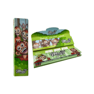 Monkey King Wild Edition King Size Rolling Papers + Tips (Combi) X 24