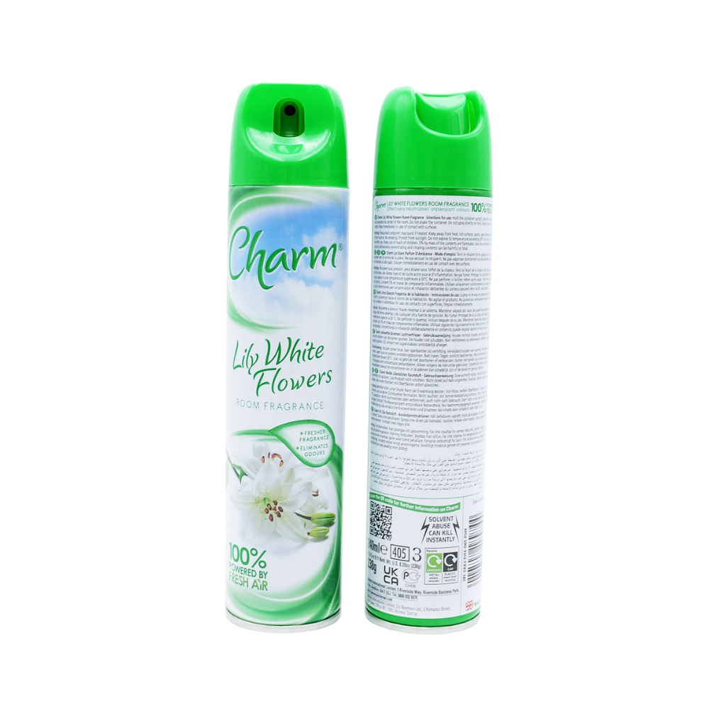ROSC200LWF Charm Air Freshener 200ml Lily & White Flowers x 12
