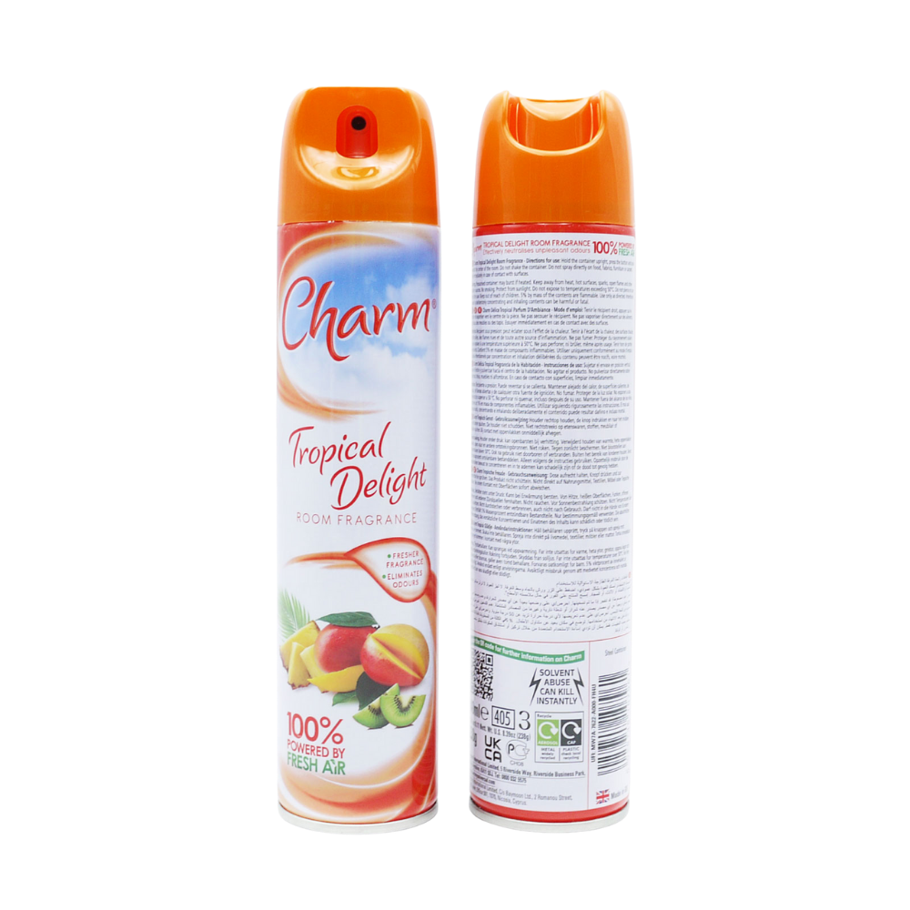 ROSC200TD Charm Air Freshener 200ml Tropical Delight x 12