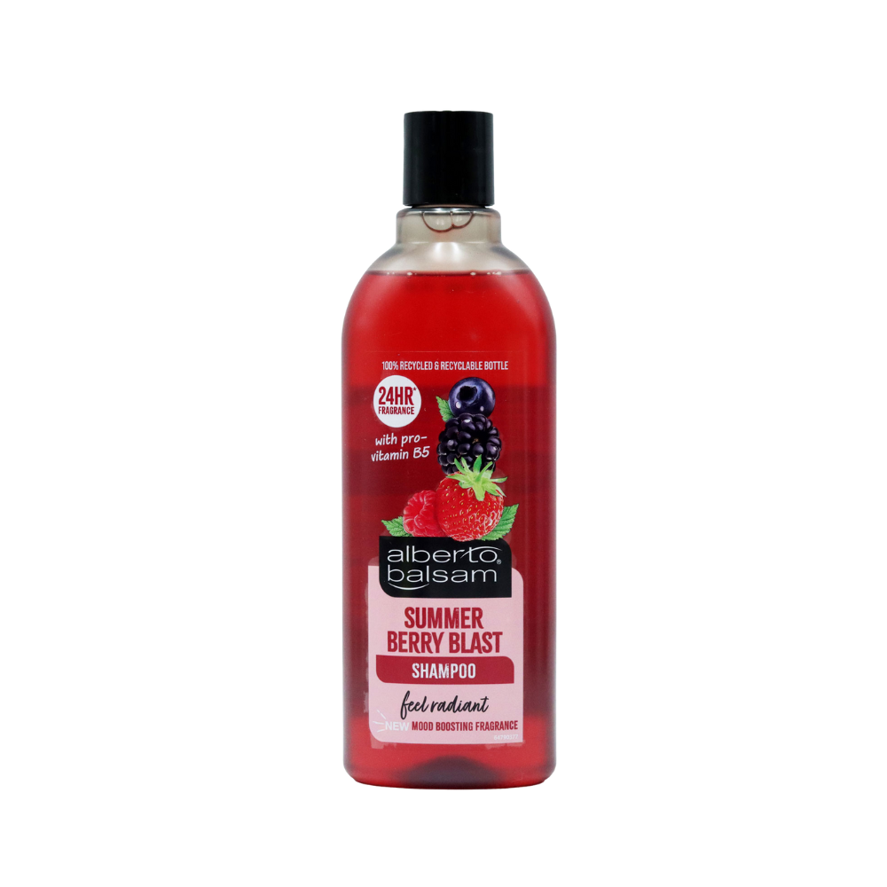 SHAB350SBB Alberto Balsam Shampoo 350ml Summer Berry Blast X 6