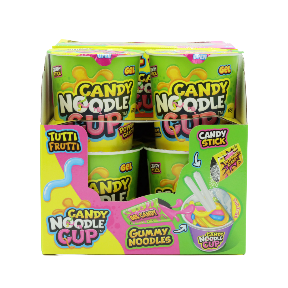 JOBCNC Johny Bee Candy Noodle Cup Pack of 12