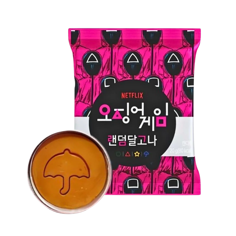 SQGC20 GSR Squid Game Korean Sweet Dalgona Candy 20G Box of 12