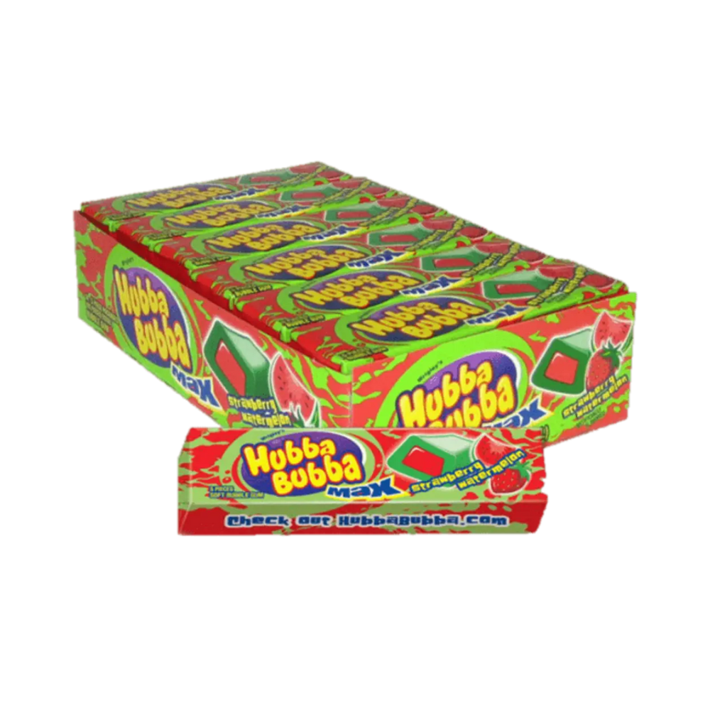 HUBMW Hubba Bubba Max Bubble Gum Watermelon 18/Box