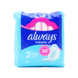 Set your product image Alt Text to: Best Always Sanitary Pads Classic Maxi Long Size 2 Bulk Wholesale 16 Box