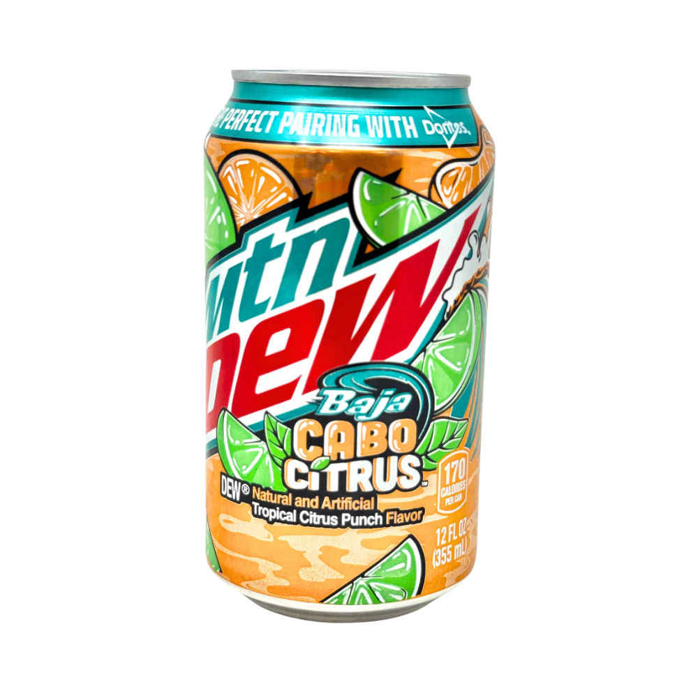 MUDBCC Mountain Dew Baja Cabo Citrus355mL Can x 12