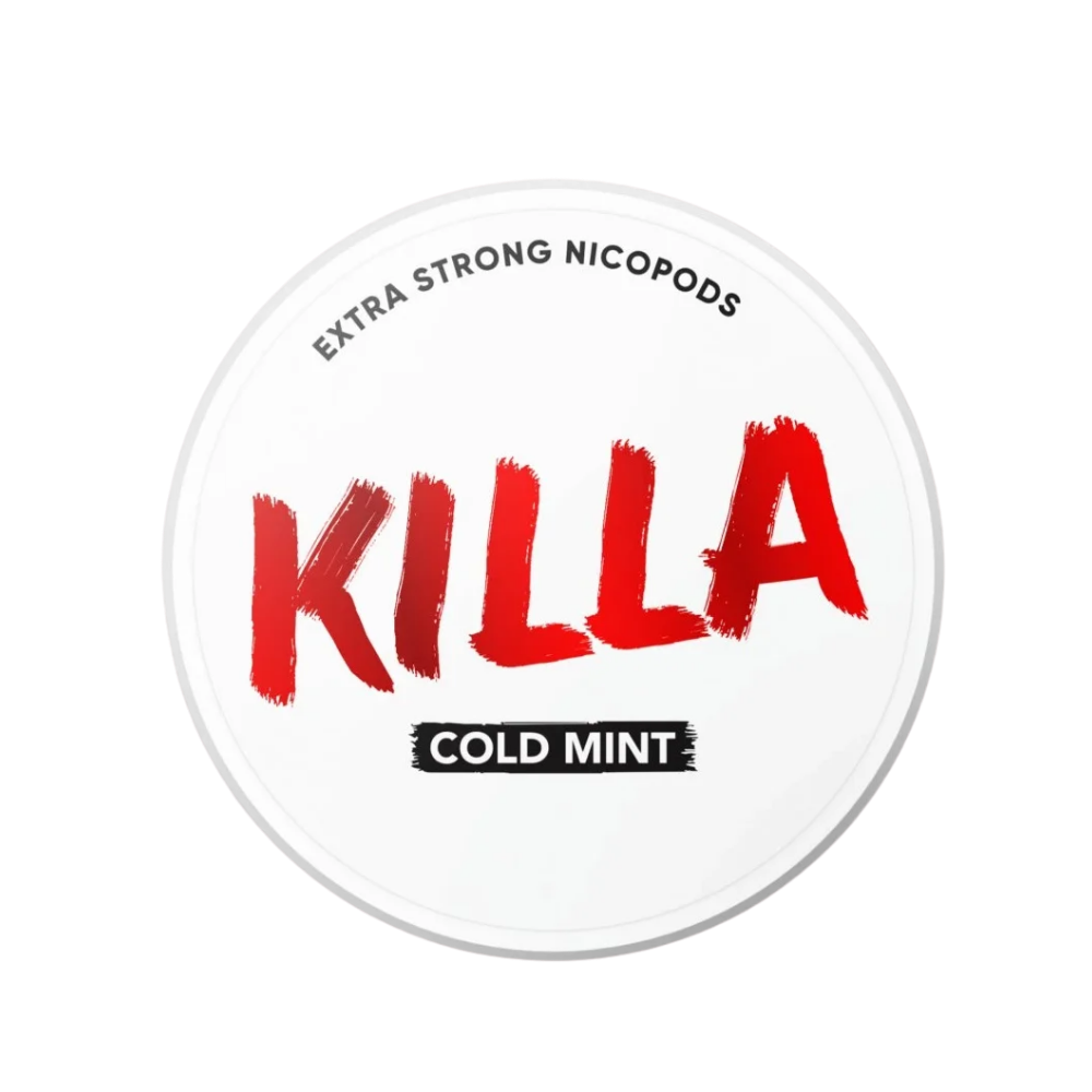 1008-cold mint Killa Extra Strong Nicopods Roll Of 10