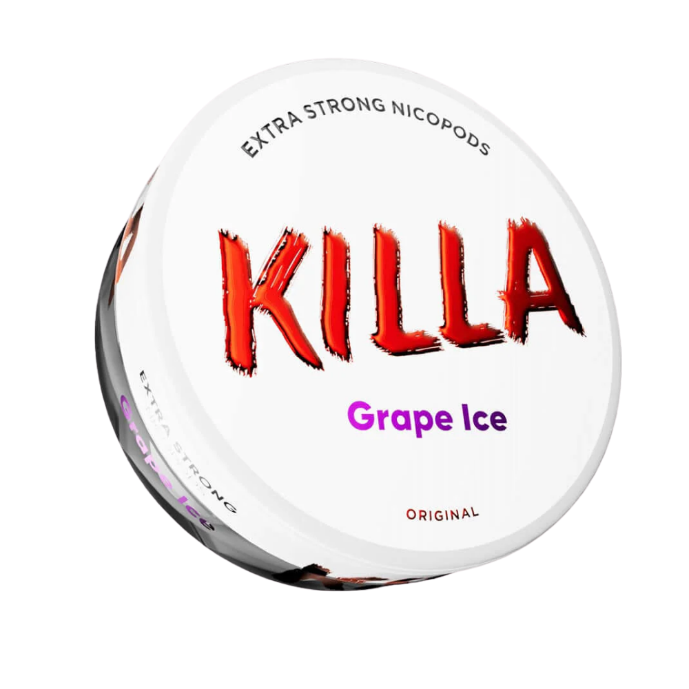 1008-grape ice Killa Extra Strong Nicopods Roll Of 10