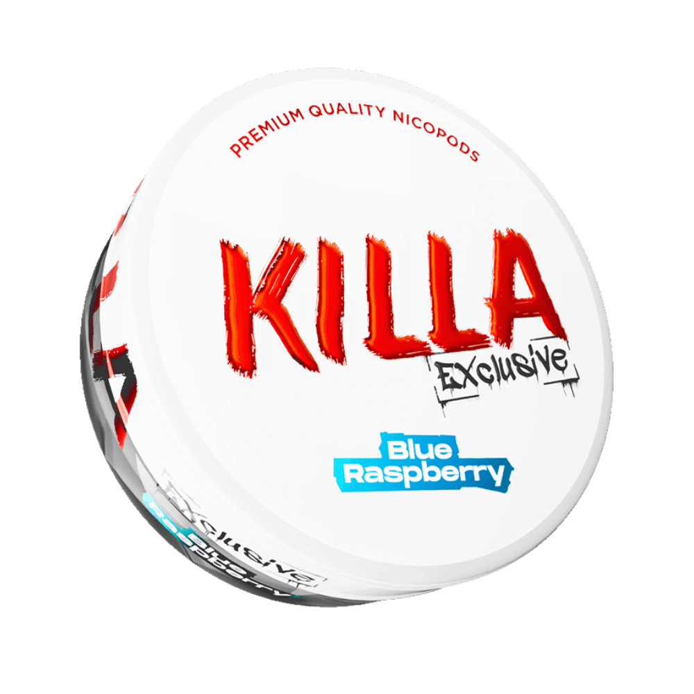 Killa Exclusive blue raspberry Killa Exclusive Nicopods Roll of 10