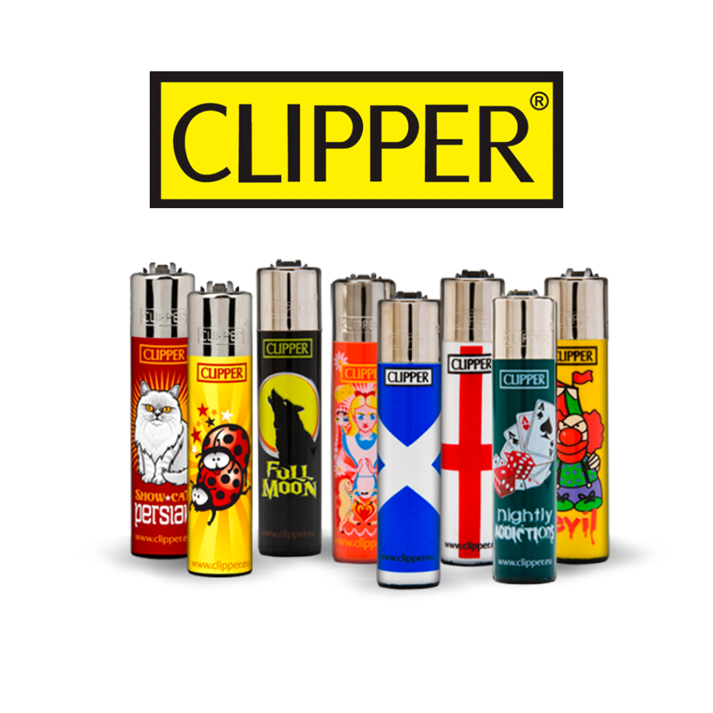 clipper printed lighter tray of 48