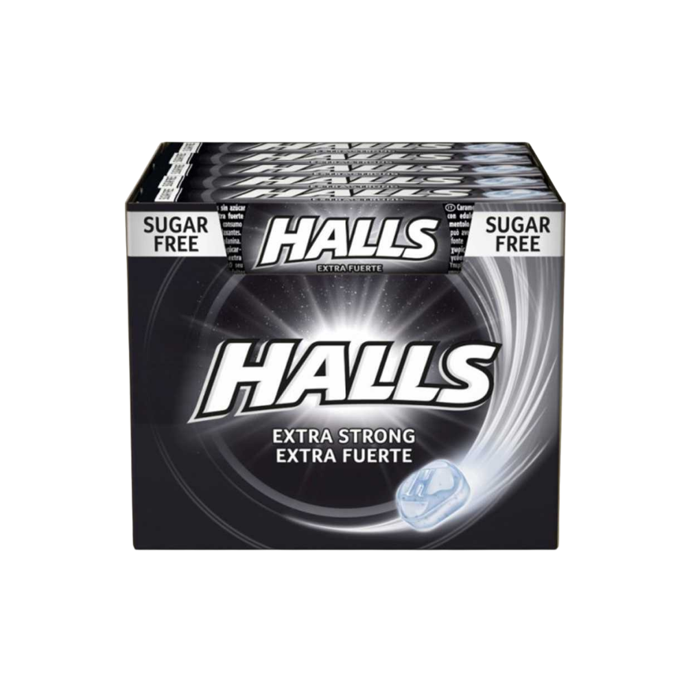 Halls Cough Drops 33.5g 20 Per Box extra strong Halls Cough Drops 33.5g 20 Per Box - Extra Strong