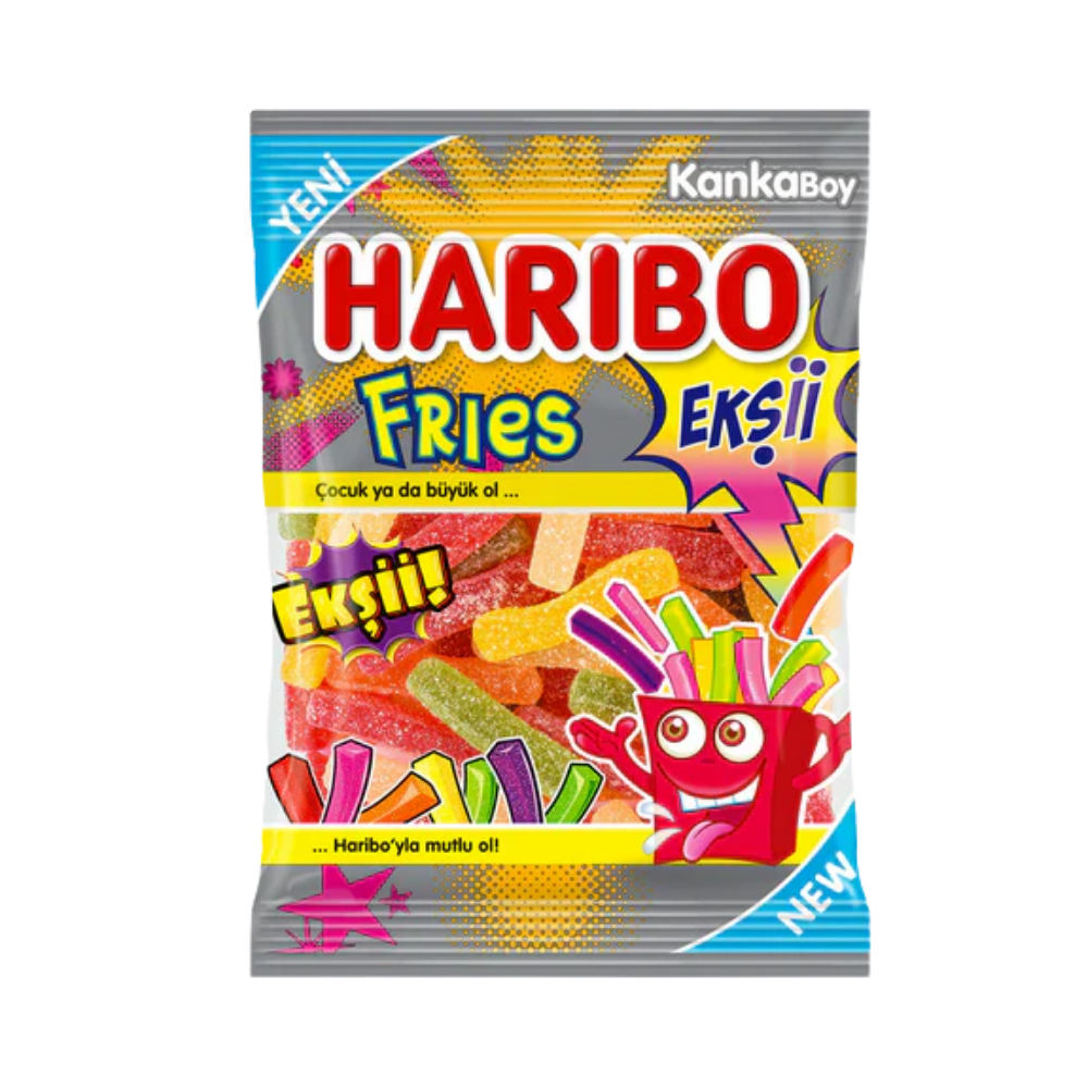 Haribo Halal Gummy Candy fizzy fries Haribo Halal Gummy Candy fizzy fries
