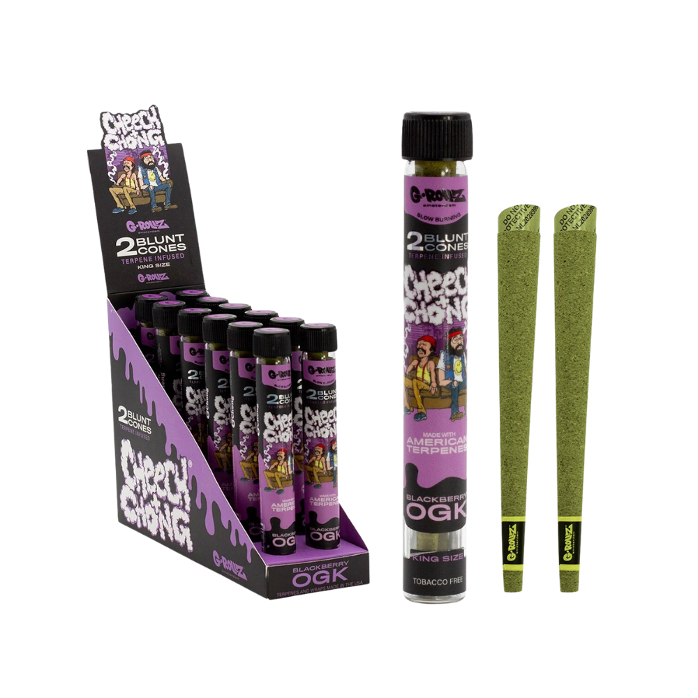 g-rollz blackberry G-Rollz King Size Blunt Terpene Infused Cones Display of 12 - Blackberry