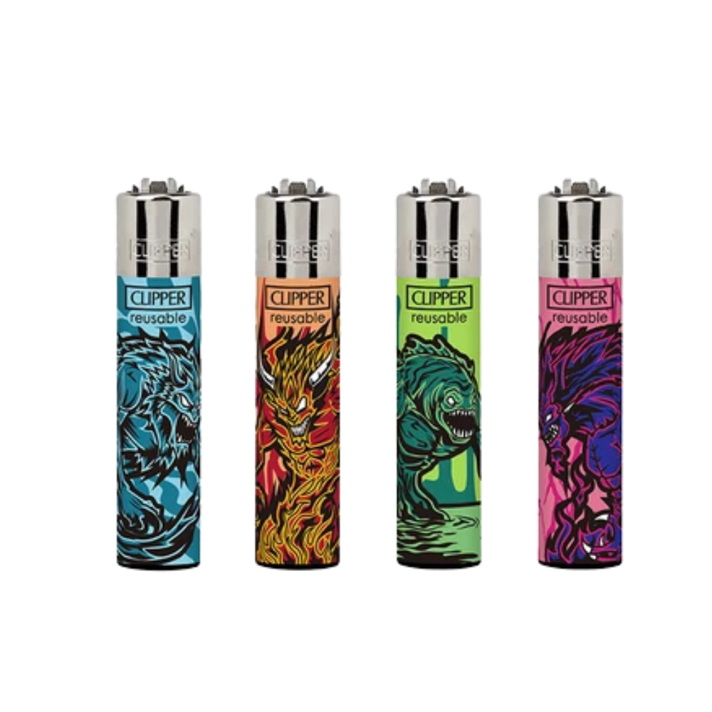 Clipper Printed Lighters Tray of 48 43 Clipper Printed Lighters Tray of 48 - Image 43