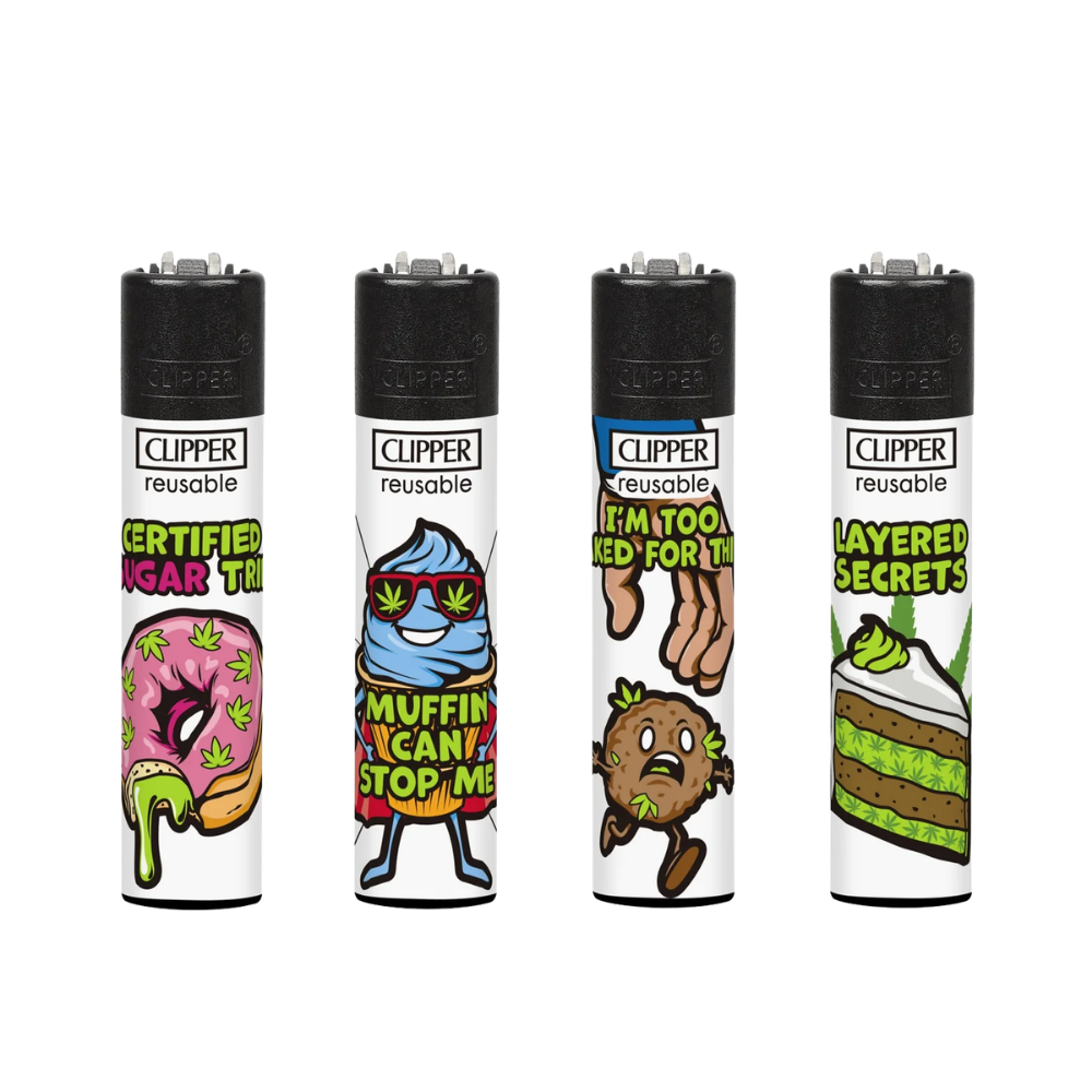 Clipper Printed Lighters Tray of 48 47 Clipper Printed Lighters Tray of 48 - Image 47