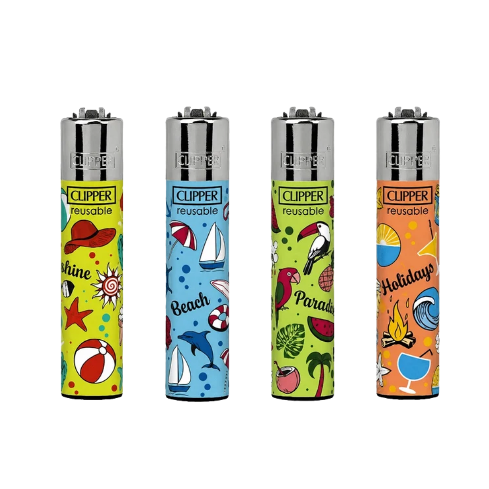 Clipper Printed Lighters Tray of 48 42 Clipper Printed Lighters Tray of 48 - Image 42