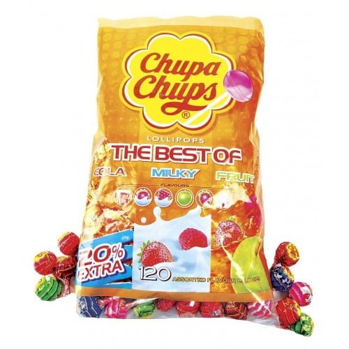Chupa Chups Lollipops The Best Of Cola-Milky-Fruit 120/Bag 3 Chupa Chups Lollipops The Best Of Cola-Milky-Fruit 120/Bag - Image 3