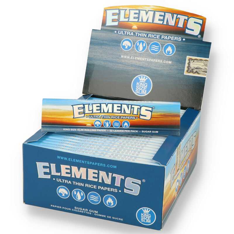 Elements Rolling Papers & Accessories 7 Rolling Paper Element King Size