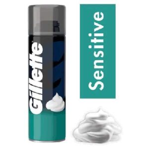 gillette shaving foam sensitive skin 6x200ml