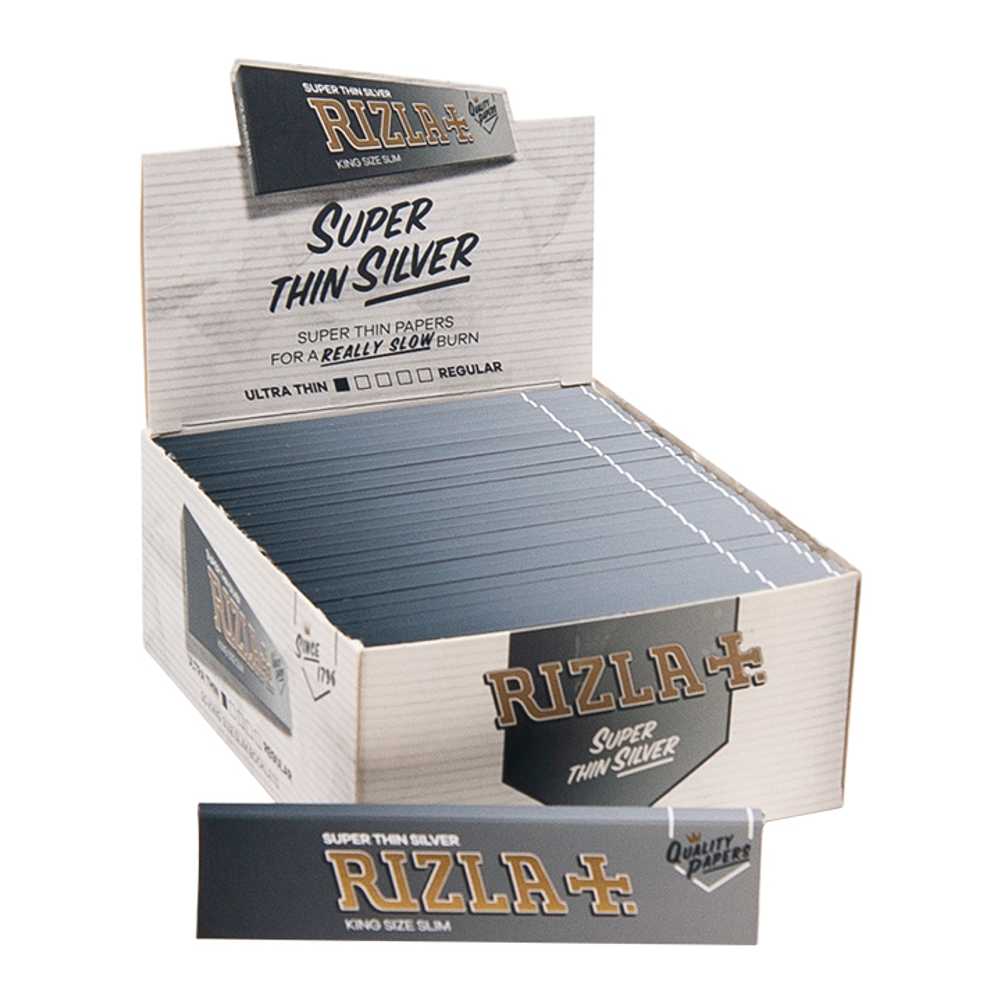 Rolling Paper Rizla King Size Slim Silver 50/Box