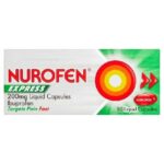 Medicine Nurofen Express 10 Liquid Capsules 200 mg