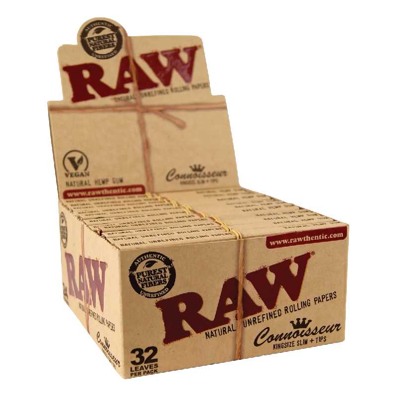 Rolling Paper RAW Classic With Tip King Size Slim 24/Box