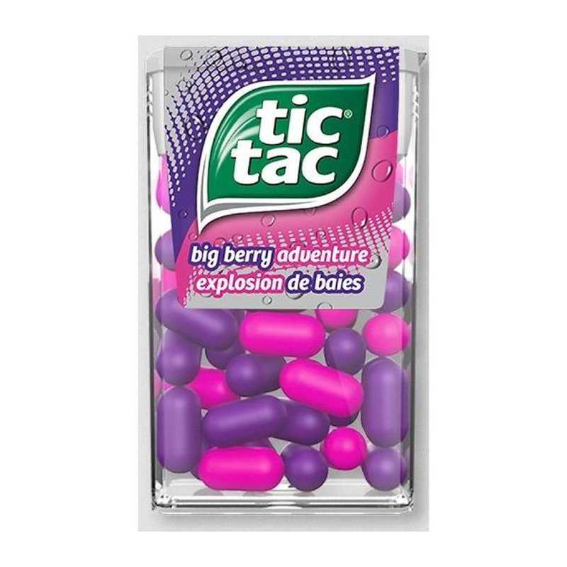 Tic Tac 24g Display of 24 19 Candy Tic Tac Berry Mix 24g